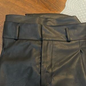 NINA PARKER, wide legged faux leather pants